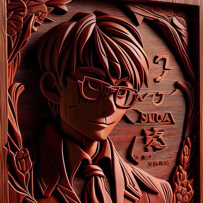 Anime Detective Conan A Love Message в малиновом аниме